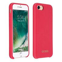 Guess GUHCI8LSGLRE iPhone 7/8/SE 2020/SE 2022 raudonas/raudonas kietas silikoninis dėklas
