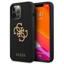 Dėklas Guess GUHCP13XLS4GGBK iPhone 13 Pro Max6,7" juoda/juodas hard case Silicone 4G Logo
