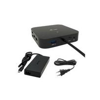 i-tec USB-C Triple Docking Station 1x HDMI 2x DP 3x4K / 1x5K LAN Audio 6x USB Power Delivery 100 W + i-tec Universal Charger 100 W - Stacja dokująca z zasilaczem | C31TRI4KDPDPRO100 | 8595611706134