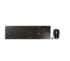 Klaviatūra + pelė Cherry CHERRY DW 9100 SLIM belaidė RF + Bluetooth QWERTZ Swiss Black | JD-9100CH-2 | 4025112095290
