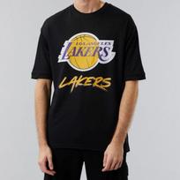 New Era NBA Los Angeles Lakers Script Mesh marškinėliai M 60284737