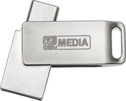 Verbatim „MyMedia MyDual USB 3.2 Gen 1“, USB 3.2 Gen 1, 32GB, 69269, sidabrinė, 69269, USB A / USB C, su pasukamu dangteliu