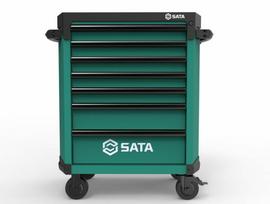 Workshop trolley 7-drawer ST95113G green
