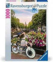 Ravensburger 1000 dėlionių Dėlionė: Dviratis ir gėlės Amsterdame