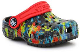 Crocs Classic Tie Dye Graphic Kids Clog T Jr 206994-4SW šlepetės