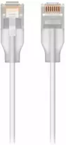 Ubiquiti UACC-Cable-Patch-EL-0.15M-W-24 tinklo kabelis Translucent, Baltas Cat6