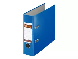 Bene A5 Lever Arch File Blue Plastic 7.5 cm Landscape