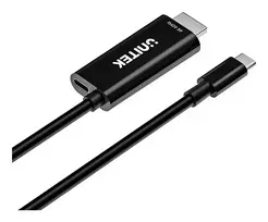 UNITEK USB-C į HDMI 4K@60Hz laidas su USB-C PD 100W