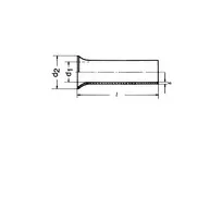 Klauke 8225V skarduotas varinis vamzdinis kabelio antgalis 95 mm² M10