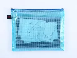 FOLDERSYS 10 A5 Užtrauktukiniai Maišeliai Skaidrūs PVC