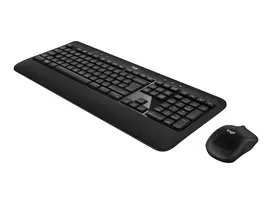 Logitech Advanced Combo belaidė klaviatūra ir pelė – juoda