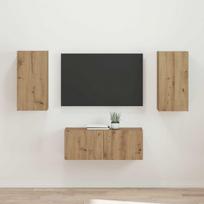 TV spintelių komplektas 2 pcs Amatininkų ąžuolas