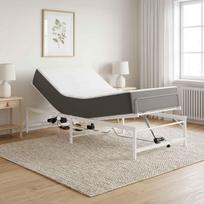 Elektrinis reguliuojamas lovos rėmas Balta 100 x 190 cm Plienas