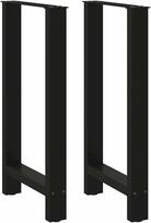 Baro stalo kojos, juodos, 2 vnt., 50x(90-91) cm, plienas