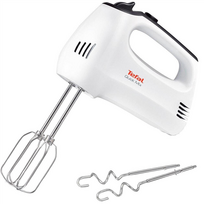 TEFAL Hand mixer | HT3101 QuickMix | Hand mixer | 300 W | 5 speed settings | Turbo mode | White