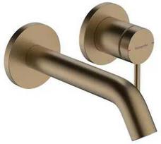 Hansgrohe Sieninis praustuvo maišytuvas Tecturis S EcoSmart+ 16,5cm, bronzos spalvos