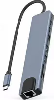 Šakotuvas „Bounn 8-in-1 MacBook“ USB-C dokas / replikatorius (JH-81)