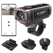 4k Sportinė Vaizdo Kamera, Montuojama Ant Motociklo Vairo, Aky-710s – Juoda