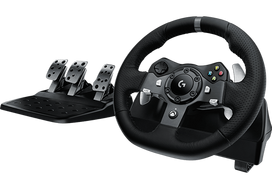 Logitech G920 Driving Force Žaidimų vairas ir pedalai, skirta Xbox Series X|S /Xbox One/PC, Juoda