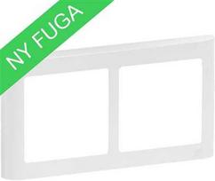 LAURITZ KNUDSEN FUGA SOFT dizaino rėmas 2 modulių horizontalus, baltas