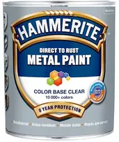 Metalo dažai HAMMERITE SMOOTH FINISH, balta, 0,7 l