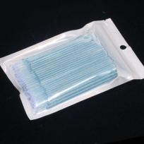 Crystal Vienkartiniai blakstienų šepetėliai Tamponai Mikrošepetėliai Blakstienų priauginimo įrankiai Individualūs blakstienų šalinimo įrankiai Aplikatoriai šviesiai mėlyna spalva