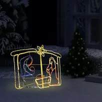 Kalėdų dekoracija Kristaus gimimas, 116x41x87cm, 240 LED