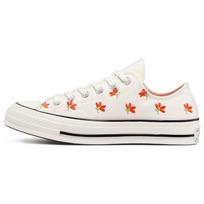 Converse Chuck 70 Low Embroidered Garden Party Men Sneakers White Egret Bright-Poppy 570916C 35 white