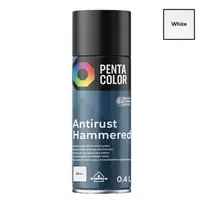 Aerozoliniai dažai Pentacolor Hammered Effect, dekoratyviniai, balta sp., 0.4 l