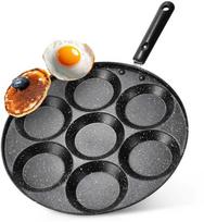 Keptuvė kiaušiniams ar blynams Vilde Basic Line 30 cm granitinė 7 skyrių