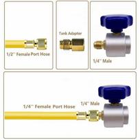 Self Sealing R134A Can Tap Valve Dispenser F A/C Charging Hose