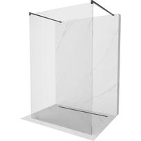 Mexen Kioto laisvai stovinti dušo sienelė 120 x 200 cm, skaidri 8 mm, juoda - 800-120-002-70-00