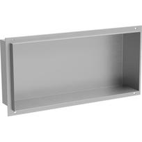 Mexen X-Wall-NR nišinė lentyna be tvirtinimo apvado 45 x 20 cm, nerūdijantis plienas - 1911452010
