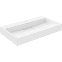 Mexen Ava stalviršio praustuvas iš konglomerato 1/O 80 x 46 cm, baltas - 23018001