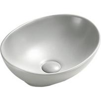 Mexen Elza stalviršinis praustuvas 40 x 33 cm, platinos matinis - 21014063