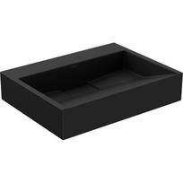 Mexen Ava stalviršio praustuvas iš konglomerato B/O 50 x 38 cm, juodas - 23015070