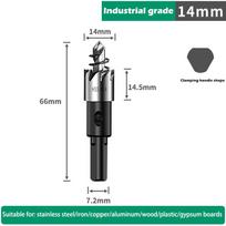 Skylių grąžtų rinkinys 12-100 mm Kietmetalio grąžtai Didelio galingumo skylių pjoviklis Skylių pjoviklis Metalui Nerūdijančiam plienui Geležiai Medžiui Plastikui ir kt.