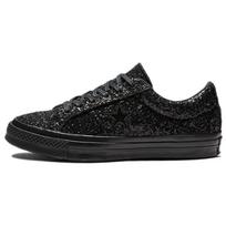 Converse One Star Retro Classic Low-Top Board Shoes Unisex Black 36