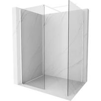 Mexen Kioto Dušo kabinos sienelė Walk-in 95 x 90 cm, permatoma, balta - 800-095-202-20-00-090