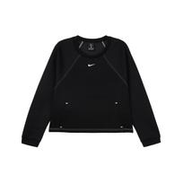 Nike Pro Luxe Sports Training Knit Pullover Crewneck Sweatshirt Women Sweatshirt Black CU5746-010 S