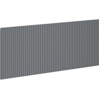Mexen Rivel priekinė dalis rifliuota vonios spintelės korpusui 120 x 43,5 cm, matinė grafito - 91A20-1200-470-1-66