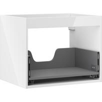 Mexen Box-A spintelės apačia 60 cm pločio, 1 stalčius, balto blizgesio - 91AX0-0600-470-1-00