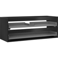 Mexen Box-A spintelės po praustuvu korpusas 120 cm, 2 stalčiai, juodas matinis - 91AX0-1200-470-2-71