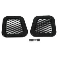 Front Side Air Intake Vent Grille Cover Decoration Glossy Black Replacement for Land Rover Defender 2004‑2019