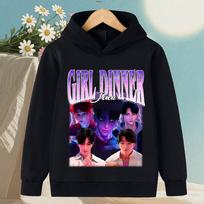 Korėjiečių Saja Berniukai KPop Demonų Medžiotojas Animacinių Filmų Mergaitės Berniukas Su Gobtuvu Palaidinė Šilta Vaikams Bangų Mada Atsitiktiniai Viršutiniai Drabužiai Atsitiktiniai Drabužiai 110