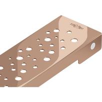 Mexen Flat M12 linijinės kanalizacijos grotelės 50 cm, rožinis auksas - 1621050