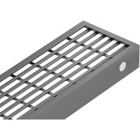 Mexen Flat M33 dangtis linijinio nutekėjimo 60 cm, šlifuotas ginklo pilkumas - 1E33060