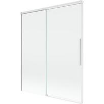 Mexen Rox dviejų dalių stumdomas vonios ekranas 140 x 150 cm, skaidrus, baltas - 8C9-140-001-20-00