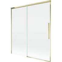 Mexen Rox 2-jų dalių stumdomas vonios pertvaras 150 x 150 cm, permatomas, auksinis - 8C9-150-001-50-00