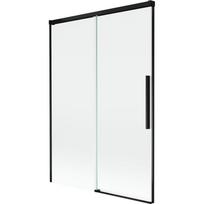 Mexen Rox 2-dalių slankus vonios pertvaras 120 x 150 cm, permatomas, juodas - 8C9-120-001-70-00